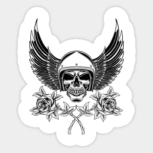 Skull Rider Sticker